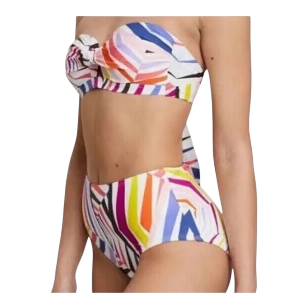 Kate Spade Geobrella 2 PC Multicolor High Waisted Swimsuit Size L - Picture 12 of 12